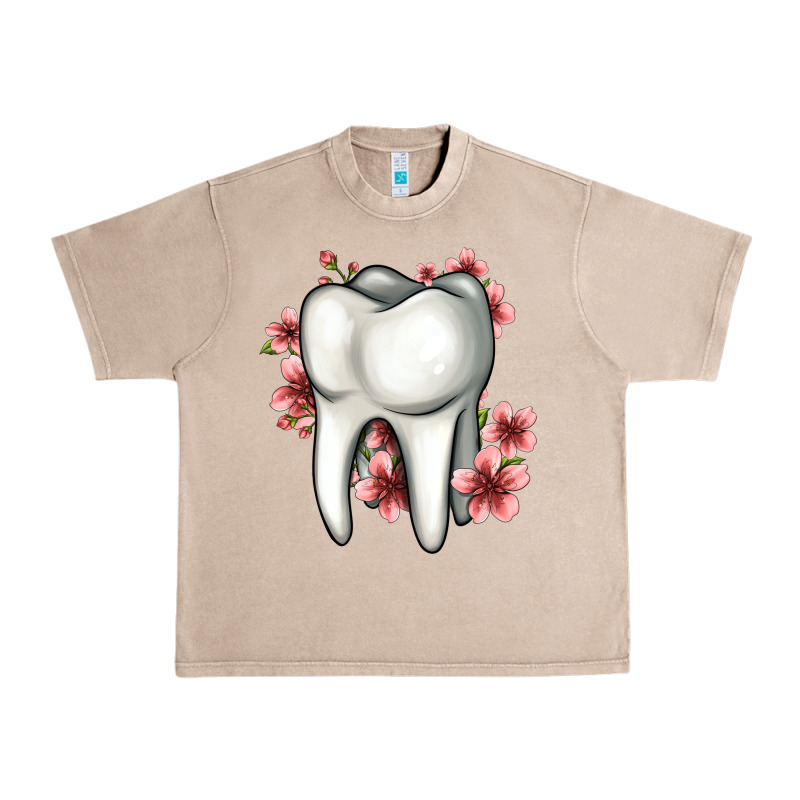Floral Tooth Urban Heavy Tee by Jasminsmagicworld | Teevron