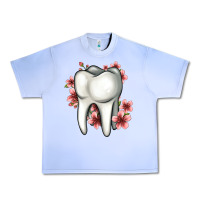 Grape Ice floral tooth Urban Heavy Tee - Jasminsmagicworld