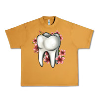 Peanut Butter floral tooth Urban Heavy Tee - Jasminsmagicworld
