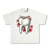 Pistachio floral tooth Urban Heavy Tee - Jasminsmagicworld