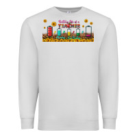 Dove Grey battery life of a teacher libbey glass Premium Sweatshirt - BundleAndBundleShop