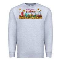 Heather Grey battery life of a teacher libbey glass Premium Sweatshirt - BundleAndBundleShop