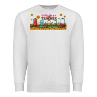 Oatmeal Heather battery life of a teacher libbey glass Premium Sweatshirt - BundleAndBundleShop