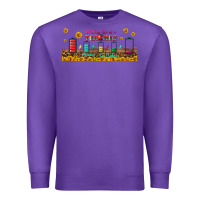 Purple battery life of a teacher libbey glass Premium Sweatshirt - BundleAndBundleShop