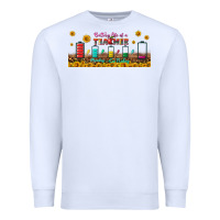 White battery life of a teacher libbey glass Premium Sweatshirt - BundleAndBundleShop