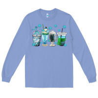 Colony Blue winter coffee cup Long Sleeve Tee - texasbilliewilder