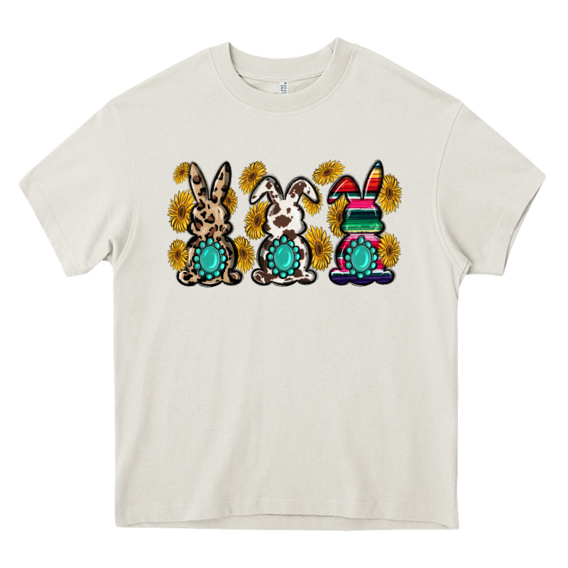 Western Bunny Heavy Core Tee by MaliasSmallBusiness | Teevron
