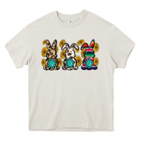 Cream western bunny Heavy Core Tee - MaliasSmallBusiness