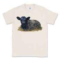 Natural Black Angus Calf Illustrations Classic Tee - LillyAllenDesigns