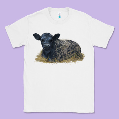 Black Angus Calf Illustrations Classic Tee Designed By Lillyallendesigns