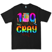 Black 100 days of cray cray Premium Tee - MaliasSmallBusiness