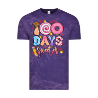 Cloud Purple 100 days sweeter Vintage Tee - Artiststas