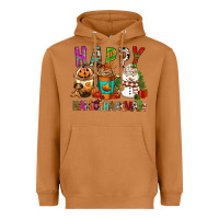 Meerkat Happy hallothankmas coffee cups Heavyweight Hoodie - FaDigitalArtStudio