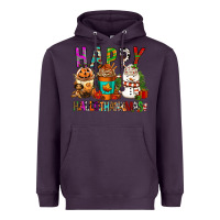 Plum Happy hallothankmas coffee cups Heavyweight Hoodie - FaDigitalArtStudio