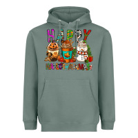 Sage Happy hallothankmas coffee cups Heavyweight Hoodie - FaDigitalArtStudio