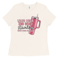 Bone long neck ice cold stanley never broke my heart Ladies Tee - MaliasSmallBusiness