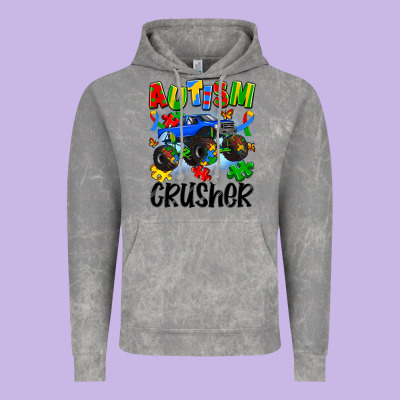 Autism Crusher Vintage Hoodie Designed By Artiststas