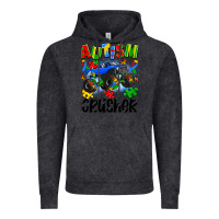 Vintage Black autism crusher Vintage Hoodie - Artiststas