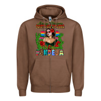 Chestnut Mexican Chingona Zipper Hoodie - FaDigitalArtStudio