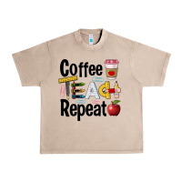 French Oak coffee teach repeat Urban Heavy Tee - BarkalooDesign