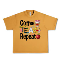 Peanut Butter coffee teach repeat Urban Heavy Tee - BarkalooDesign
