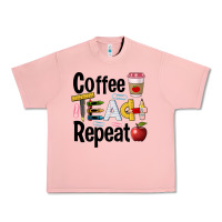 Salmon coffee teach repeat Urban Heavy Tee - BarkalooDesign