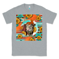 Heather Grey Hereford Bull Classic Tee - LillyAllenDesigns