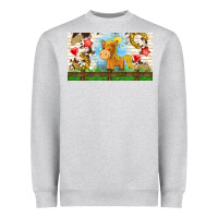 Heather Grey cute horse Heavyweight Sweatshirt - TumblerDesignByShophia