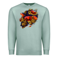 Seafoam halloween pumpkin patch  2 Premium Sweatshirt - BundleAndBundleShop