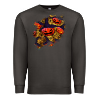 Smoke halloween pumpkin patch  2 Premium Sweatshirt - BundleAndBundleShop