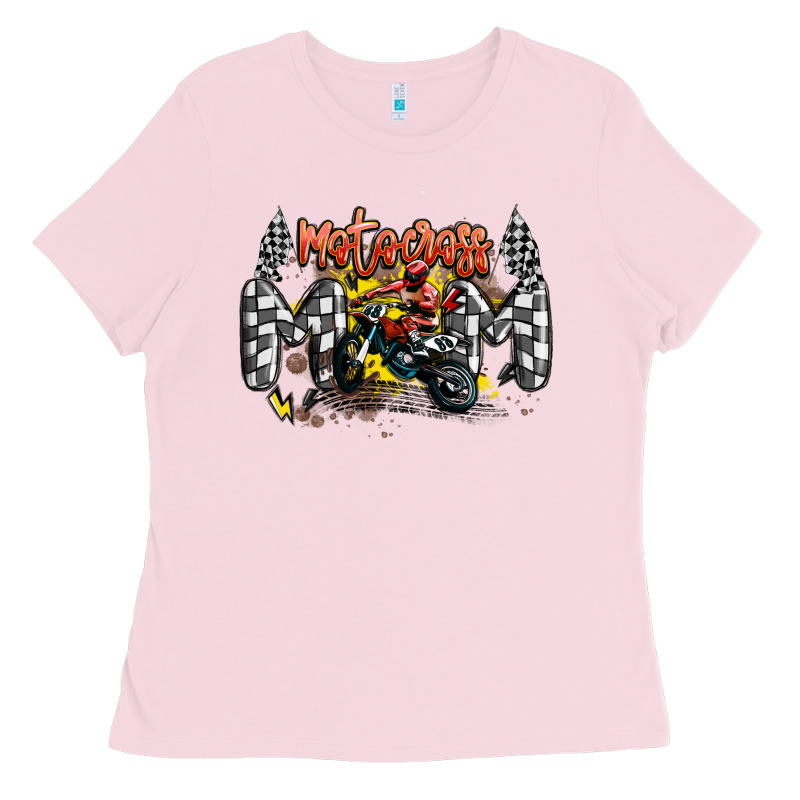 Motocross Mom Ladies Tee by MaliasSmallBusiness | Teevron