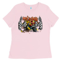 Bubblegum Pink motocross mom Ladies Tee - MaliasSmallBusiness