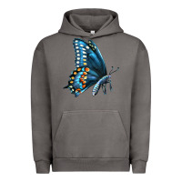 Pigment Tornado Black Shallowtail Urban Hoodie - LillyAllenDesigns