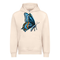 Sandshell Black Shallowtail Urban Hoodie - LillyAllenDesigns