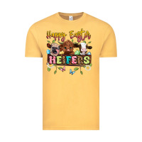 Vintage Mustard happy easter heifers Vintage Tee - Artiststas