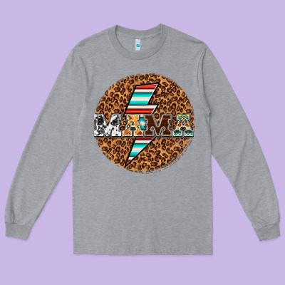 Country Mama Long Sleeve Tee Designed By Texasbilliewilder