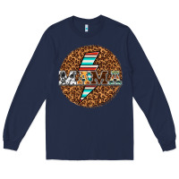 Navy Country Mama Long Sleeve Tee - texasbilliewilder