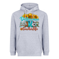 Heather Grey difference maker teacher life Heavyweight Hoodie - BundleAndBundleShop