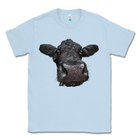 Dusty Blue Black Angus Heifer Classic Tee - LillyAllenDesigns