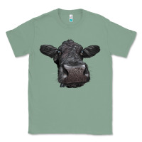 Sage Black Angus Heifer Classic Tee - LillyAllenDesigns