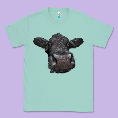 Black Angus Heifer Classic Tee Designed By Lillyallendesigns