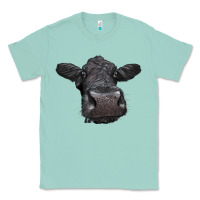 Seafoam Black Angus Heifer Classic Tee - LillyAllenDesigns