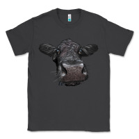 Smoke Black Angus Heifer Classic Tee - LillyAllenDesigns