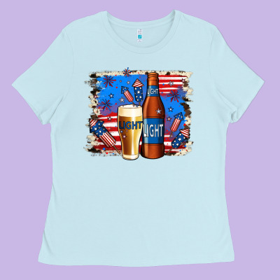 Just Here For The Light Ladies Tee Designed By Jasminsmagicworld
