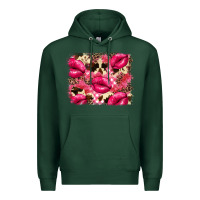 Sports Green Valentine's Day pink plaid red glitter cowhide Premium Hoodie - FaDigitalArtStudio