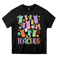 Black teacher bunny's Heavy Core Tee - MaliasSmallBusiness