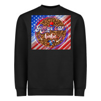 Black American babe Heavyweight Sweatshirt - TumblerDesignByShophia