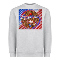 Heather Grey American babe Heavyweight Sweatshirt - TumblerDesignByShophia