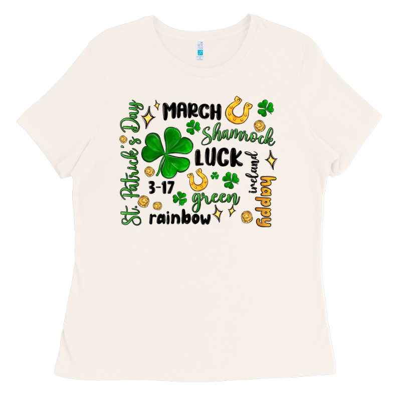St. Patricks Day Doodle Ladies Tee by MaliasSmallBusiness | Teevron