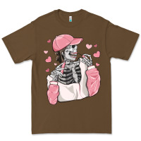 Cacao skeleton girl valentine's day Premium Tee - MaliasSmallBusiness